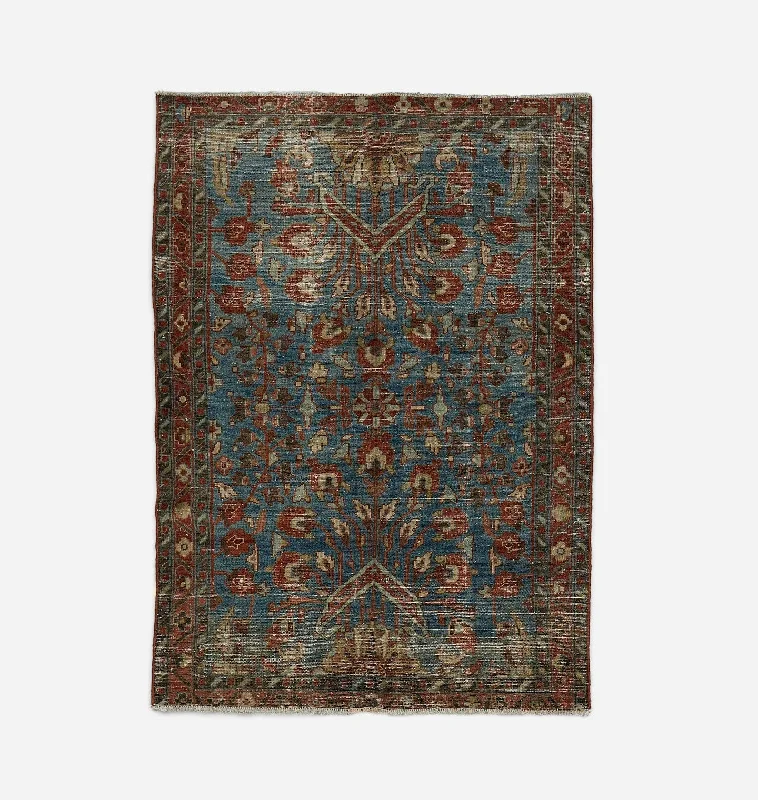 shaggy carpet for modern apartments-Vintage Hand Knotted Malayer Rug 3'3" x 5'1"