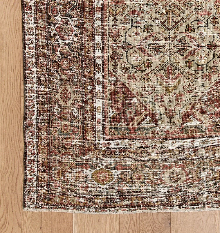 thick carpet for extra warmth in bedroom-Vintage Mahal Rug 3'10" x 5'8"