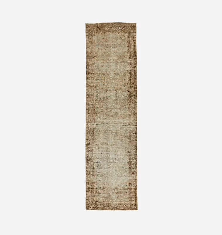 plush carpet tiles for comfort and luxury-Vintage Malayer Rug 3'10" x 13'10"