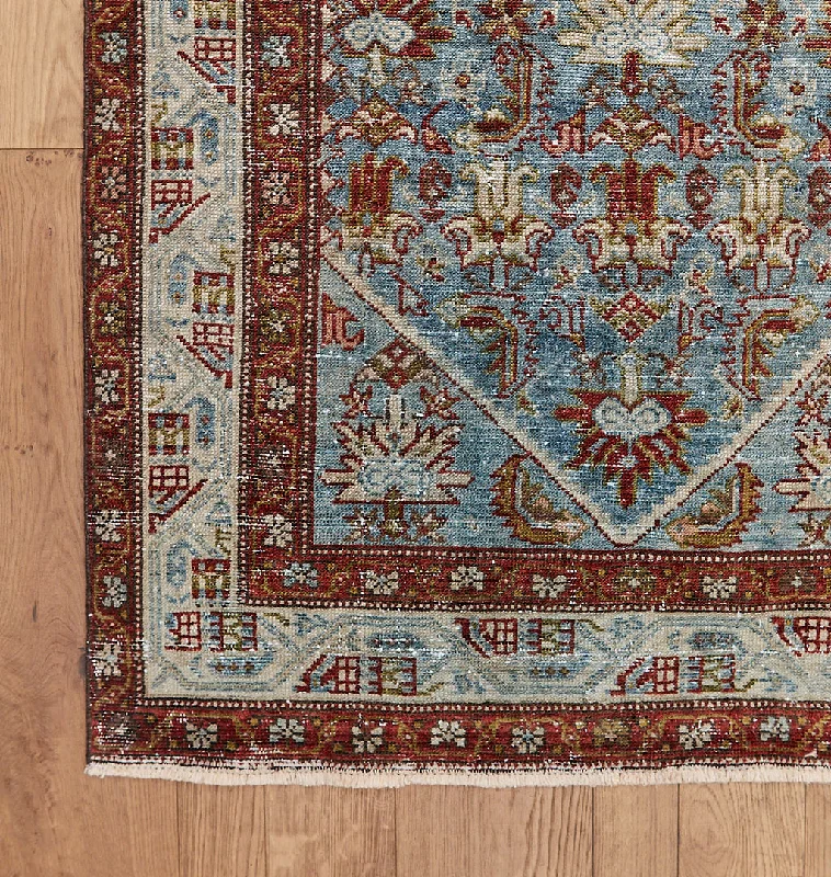 low-maintenance carpet for busy home-Vintage Malayer Rug 3'4" x 16'6"