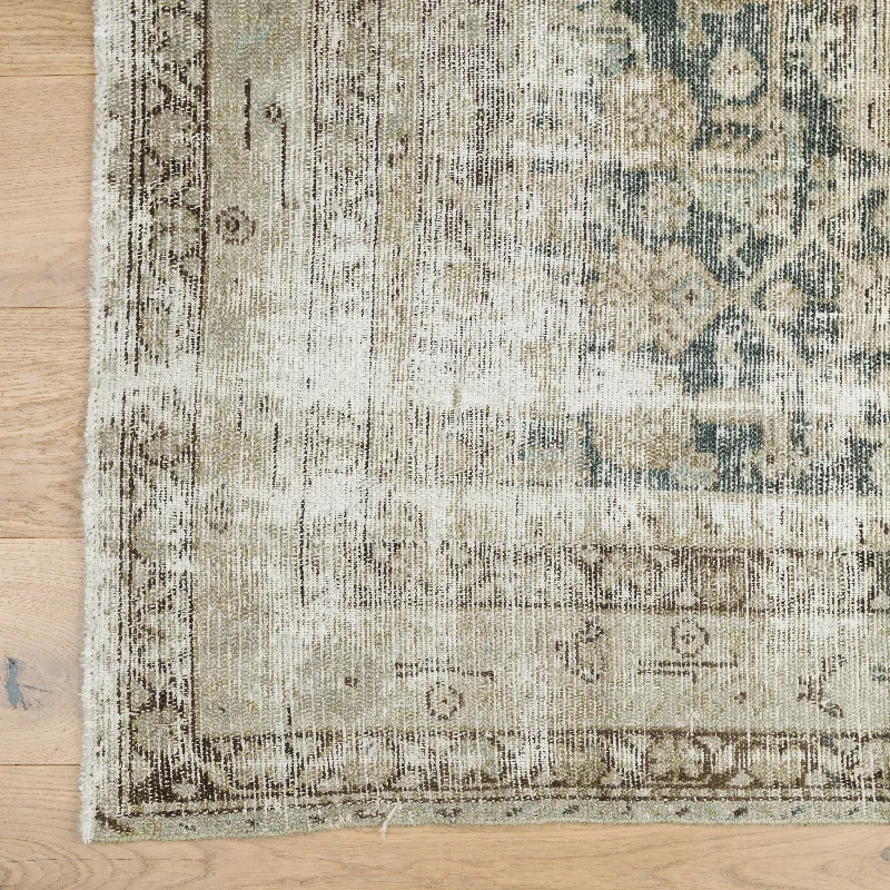 eco-friendly wool carpet for sustainable home-Vintage Worth Rug 6'7" x 10'10"