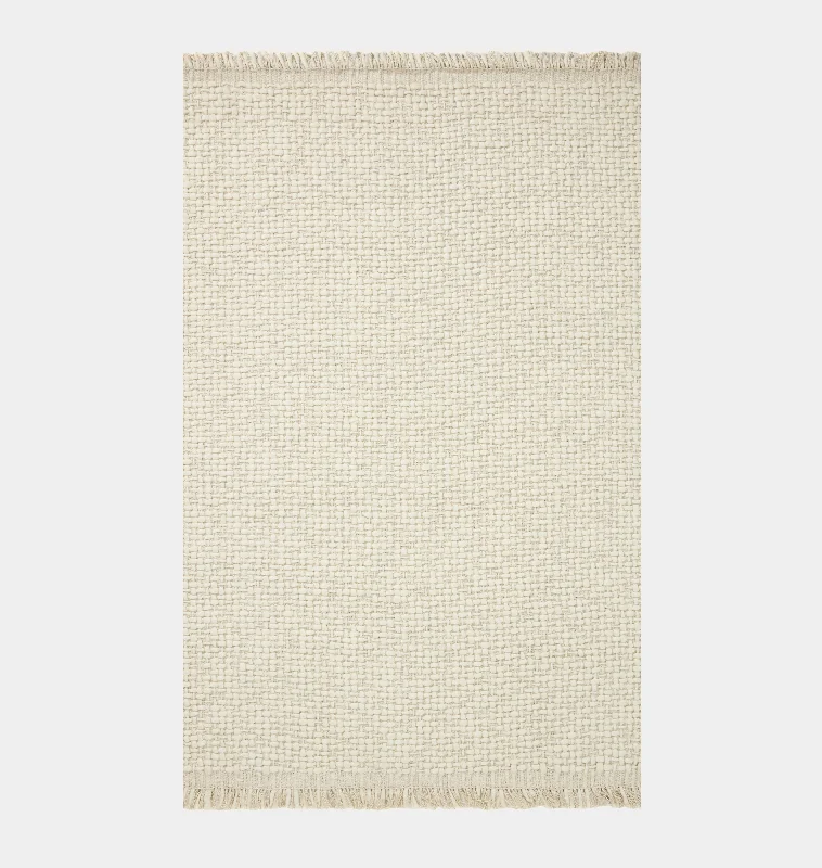 shaggy carpet for modern homes with kids-Yellowstone YEL-01 Ivory / Ivory Area Rug