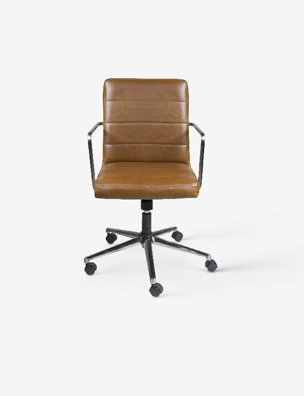 armless rolling office chair -Kennsie Office Chair