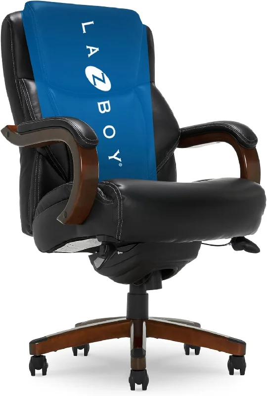 office chair with memory foam cushion -La-Z-Boy Delano Big & Tall Executive Office Chair, High Back Ergonomic - $240