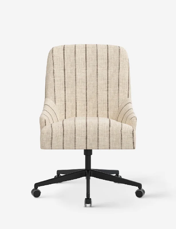 white office chair for modern interiors -Rickards Office Chair