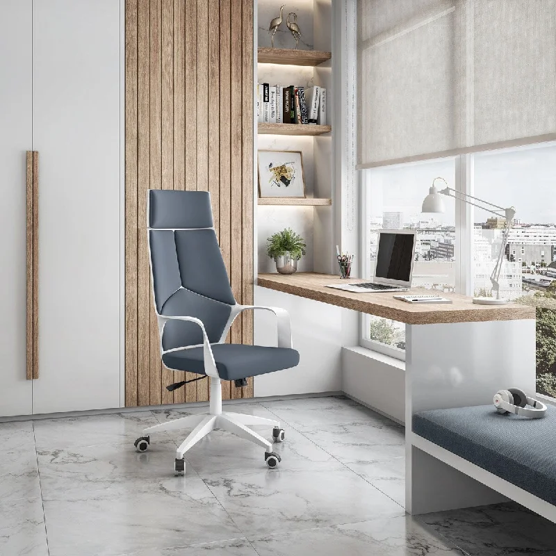 luxury office chair for home offices -Techni Mobili Modern Studio Office Chair - Fabric