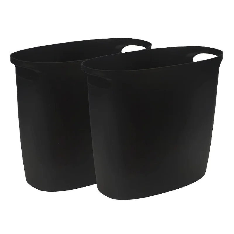 office-garbage-bin-2.6 Gallon Small Trash Can With Handle,Durable Bathroom Wastebasket Garbage Can