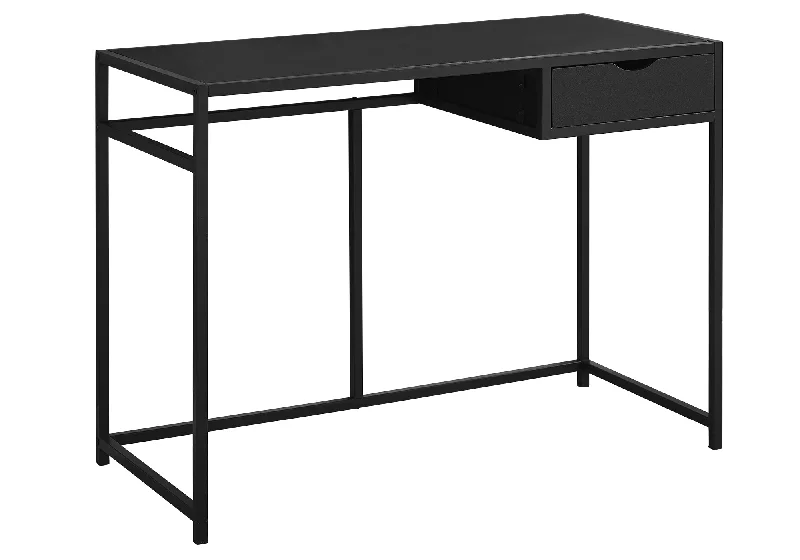 foldable desk with integrated storage-20" Black Computer Desk