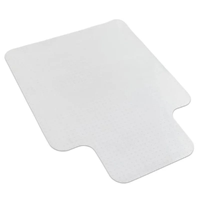 best office chair for work-from-home setup -Mount-It! Clear Studded Office Chair Floor Protector White