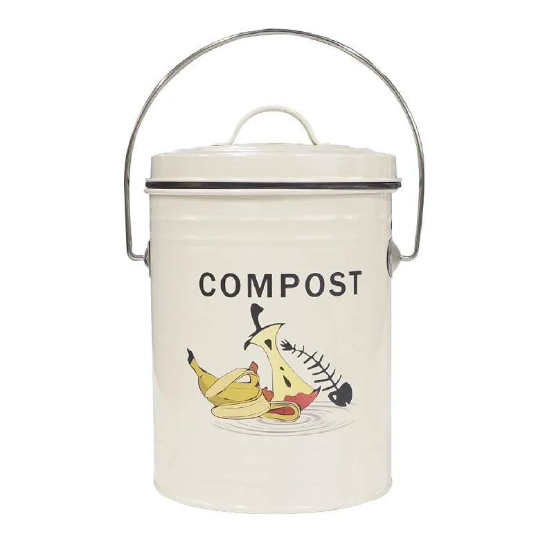 waste-bin-for-kitchen-Round Compost Bin Kitchen Garbage Can For Kitchen Counter Garden Compost Can Wit