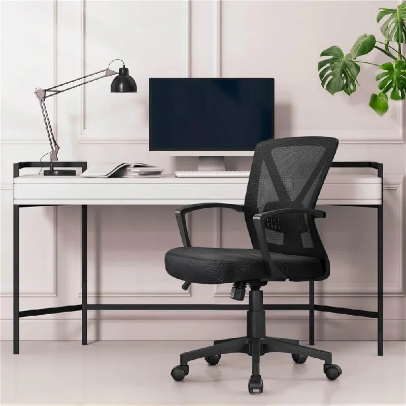 heavy-duty office chair for 24-hour use -Yaheetech Mesh Office Chair