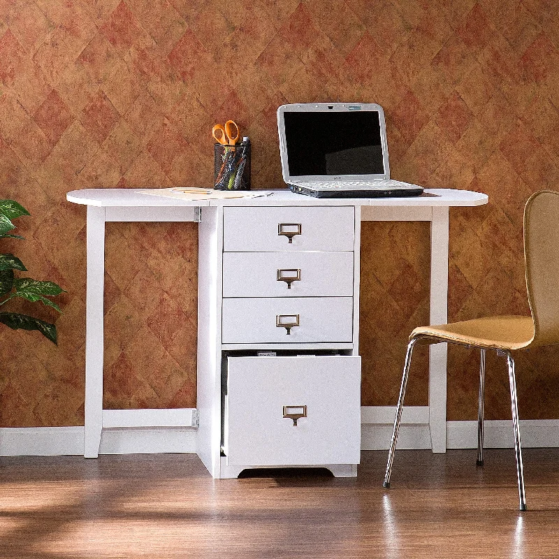 ergonomic study desk with shelf-Fold-out Organizer and Craft Desk