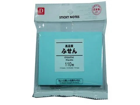 notebooks with colorful pages for creative uses -Sticky Notes-239 75X100Mm 110Sheets Pastel Blue