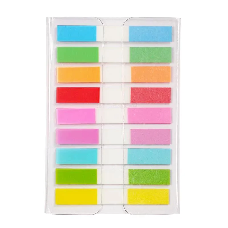 notebooks for tracking daily expenses -9 Colors Pop-Up Type Film Sticky Note 180pcs