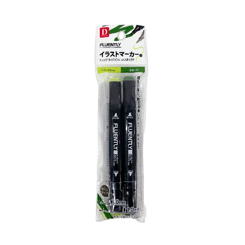 writing utensils for effective brainstorming sessions-illust marker Light green Green