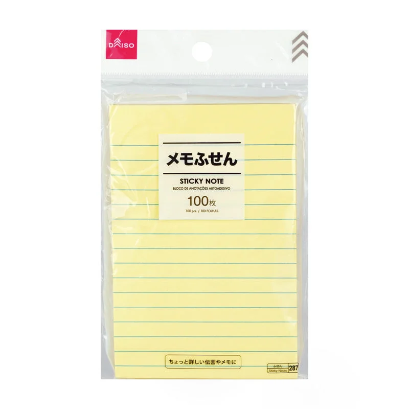 travel journals and notebooks for explorers -Memo Sticky Note - 100 Notes