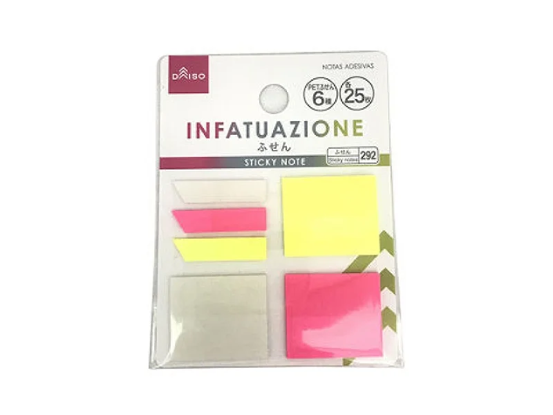 notebooks with hardcovers for secure writing -Sticky Note -Fluorescent Color-