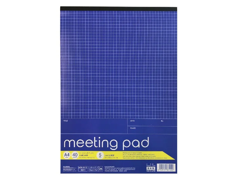 notebooks for jotting down ideas -Meeting Pad