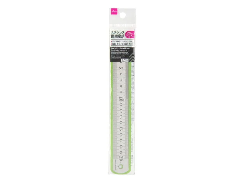 durable writing utensils for fast writing needs-Stainless Steel Ruler (7.87 in.)