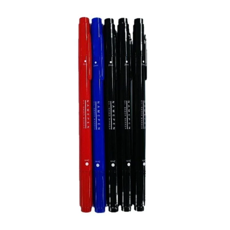 writing utensils for business meetings and notes-Oil-Based Marker - Double Sided - 5 Pcs.-