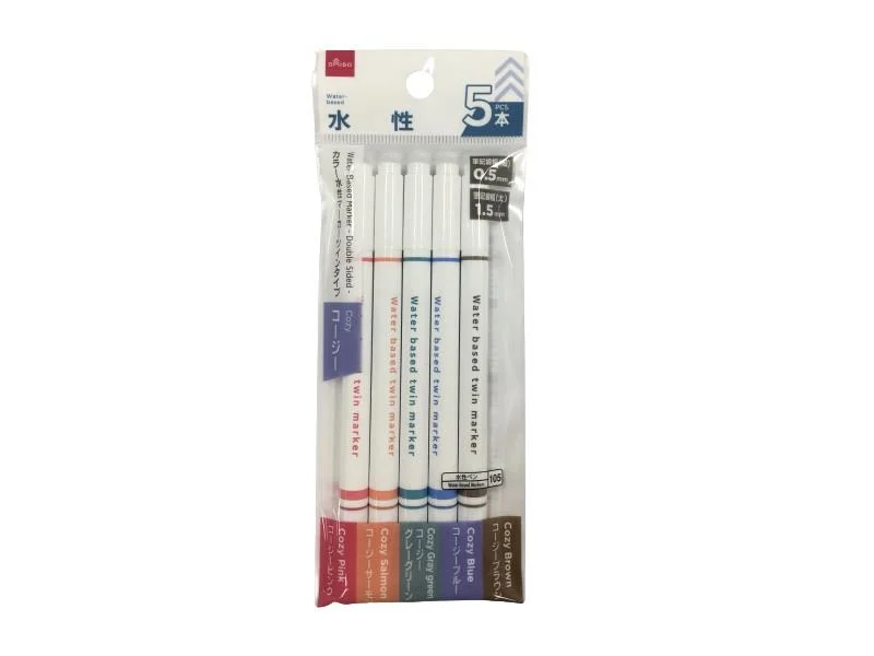 writing utensils for bulk buying needs-Water-Based Marker - Double Sided - Cozy -