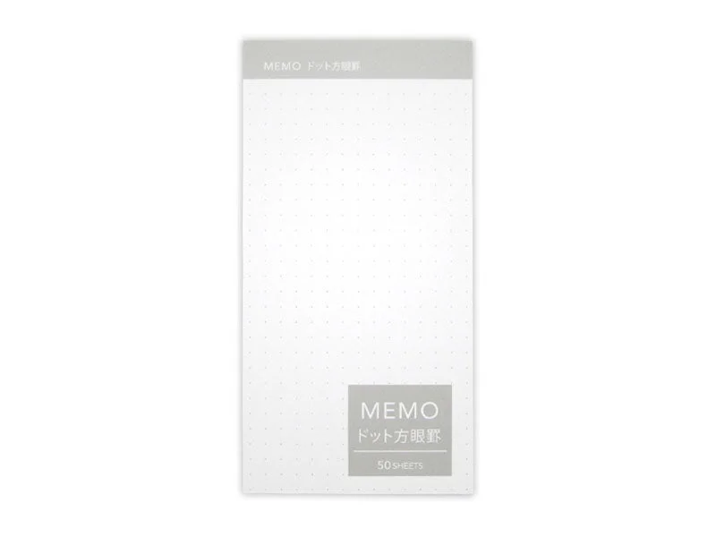 notebooks for creative writing -Memo Pad - Dot grid - 50 Sheets -