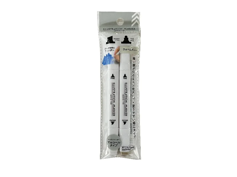 writing utensils for professional office use-Illustration Marker-Warm Gray-Blender-