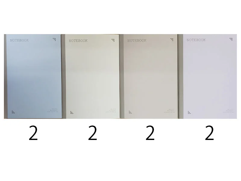 notebooks with pocket inserts for storage -notebook B6 40sheets nuancecolor glid