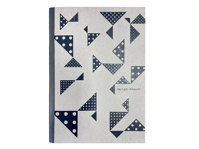 notebooks for making daily lists and reminders -Dividing Line Notebook A5 Grid 5mm 40sheets Triangle