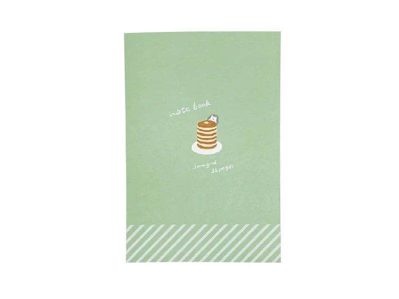 notebooks with smooth paper for easy writing -Notebook B6 Grid 3mm Pancake