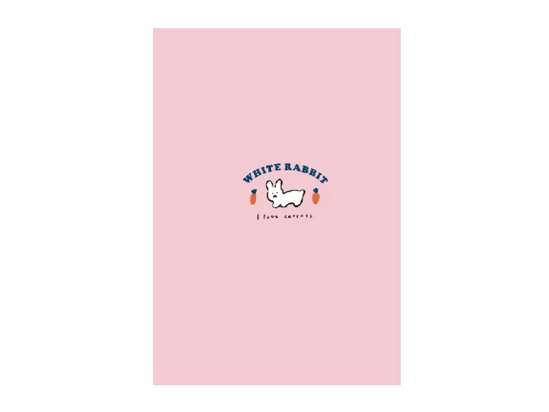 customizable notebooks for personal use -Notebook B6 Grid 3mm Rabbit