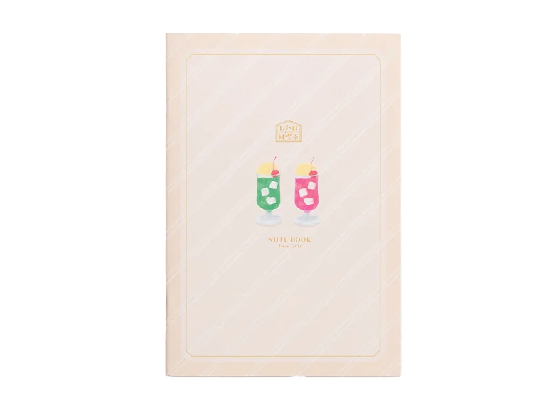 small travel notebooks for easy packing -Notebook B6 Grid 3mm Cream Soda