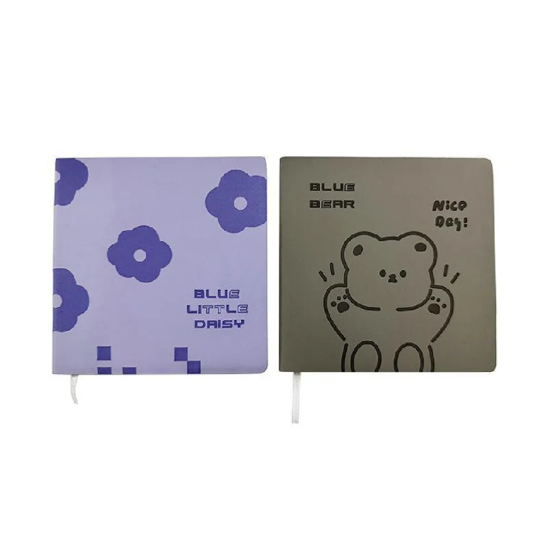 notebooks for keeping track of health goals -PU Square Note 10.9cm x 10.9cm