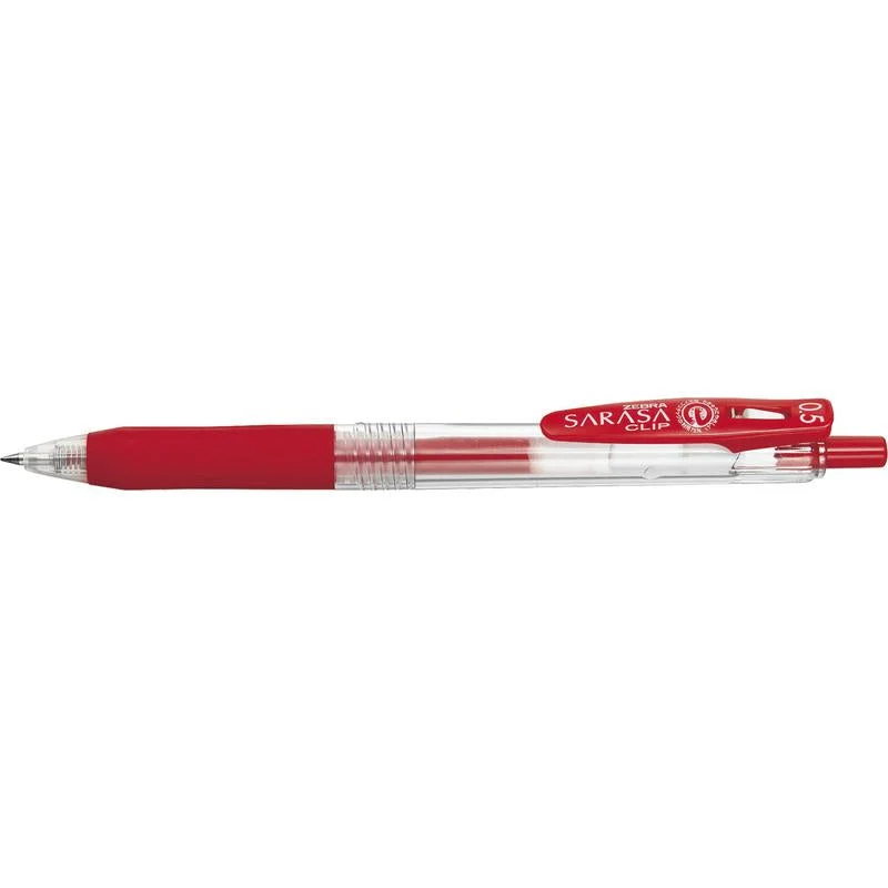 stylish writing utensils for modern creatives-Sarasa Crip 0.5 Red