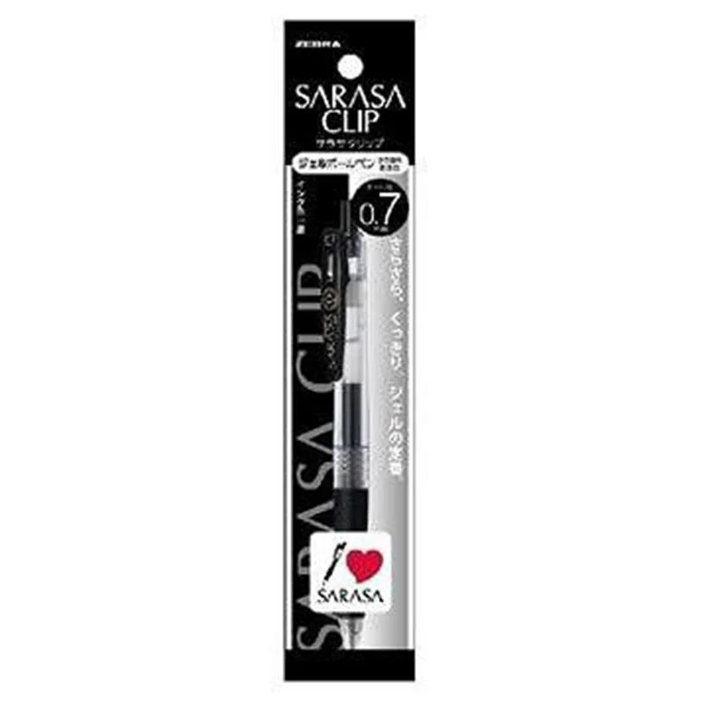 unique writing utensils for gifts-Sarasa Crip 0.7 Black