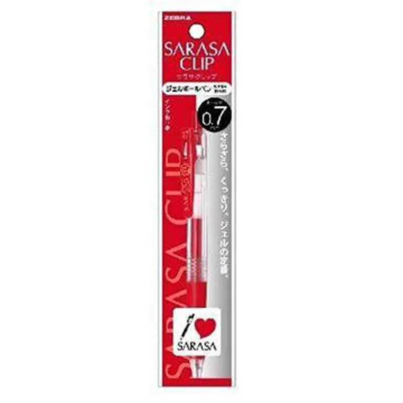 high-quality writing utensils-Sarasa Crip 0.7mm Red