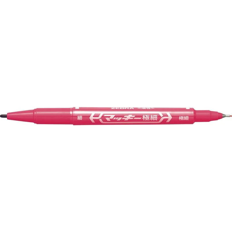 all-in-one writing utensils for multipurpose tasks-Mckee Permanent Twin Maker Uktrafine Pink