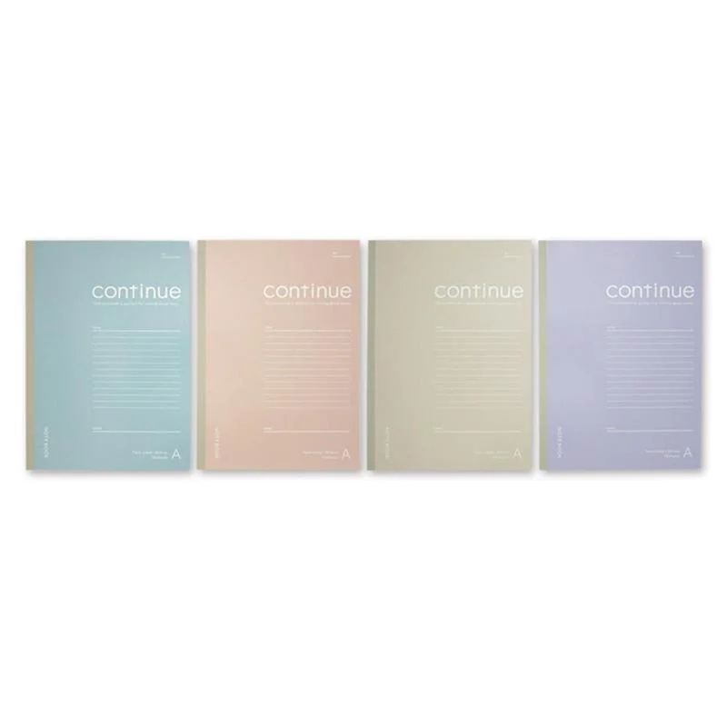 notebooks for documenting spiritual journeys -Semi B5 Notebook - A Ruled Line 50 Sheets Smoky Color -