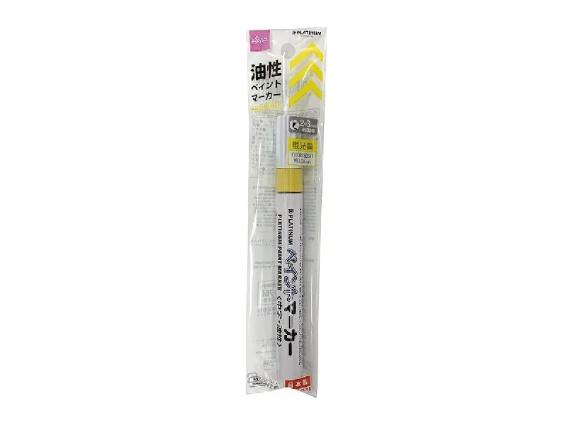 long-lasting writing utensils for offices-Paint Marker Fluorescent Yellow