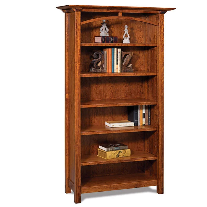 rustic bookshelf for home decor -Artesa Amish Bookcase