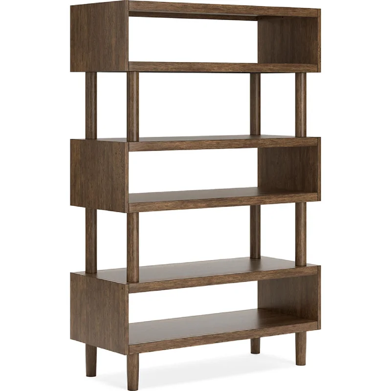 bookshelf for displaying art and books -Austanny Bookcase - Warm Brown