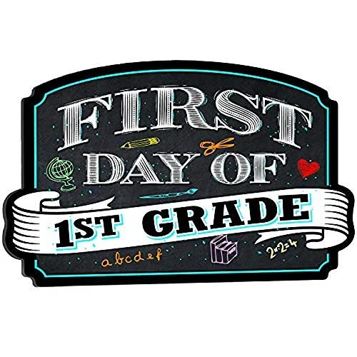 office supplies for improving internal communication-Bigtime Signs First Day of School & Last Day of School Double Sided Photo Picture Prop