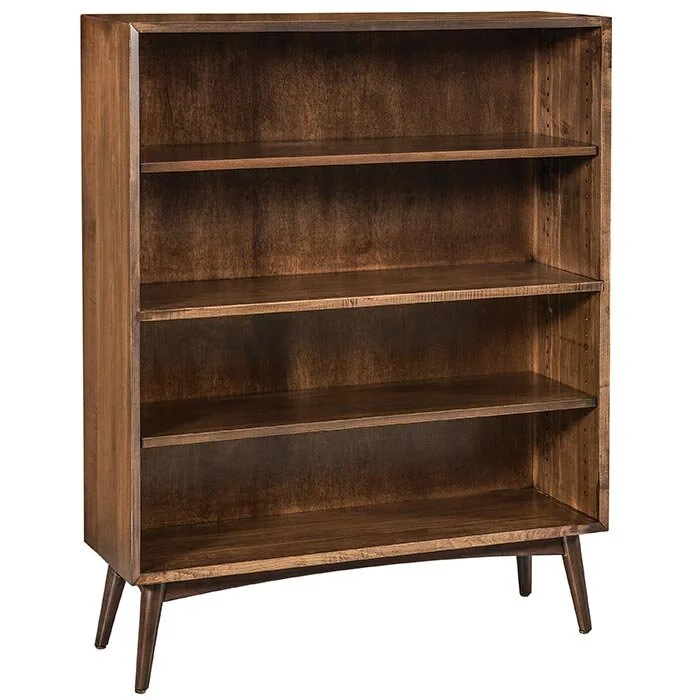 bookshelf with space for plants -Century 48" Amish Bookcase