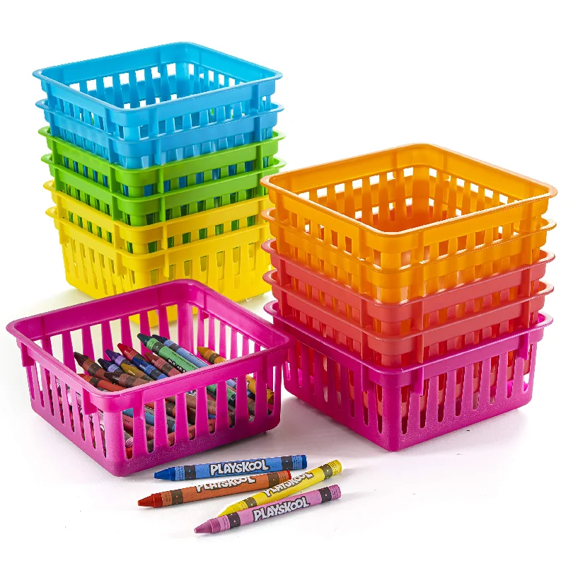 office supplies for creating office memos-Classroom Storage Baskets Crayon And Pencill Container - Classroom Organization