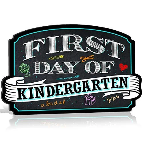 office supplies for creating client proposals-First Day of School Photo Picture Prop Rigid Coroplast Sign | 10 inches x 15.5 inches