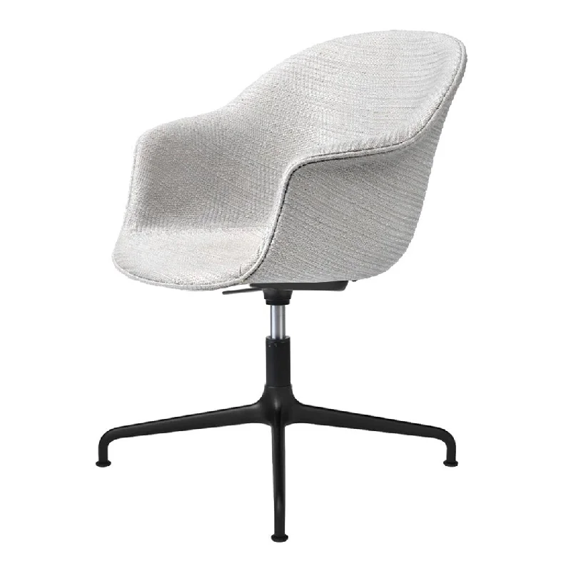 memory foam seat office chair with breathable mesh -Bat Meeting Chair - 4-Star Base - Height Adjustable - Fully Upholstered