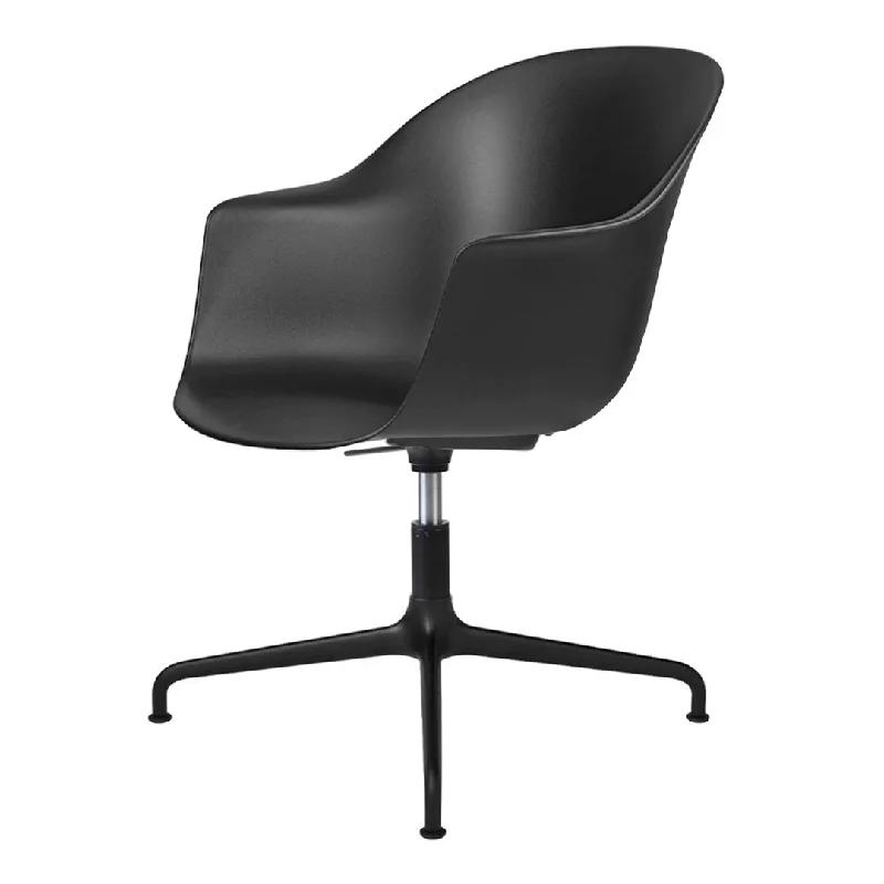 heavy-duty ergonomic chair with weight capacity support -Bat Meeting Chair - 4-Star Base - Height Adjustable