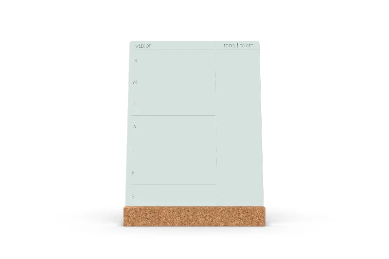 office supplies for creating social media content-glassencorque large weekly/to-do/to-get desktop dry-erase board