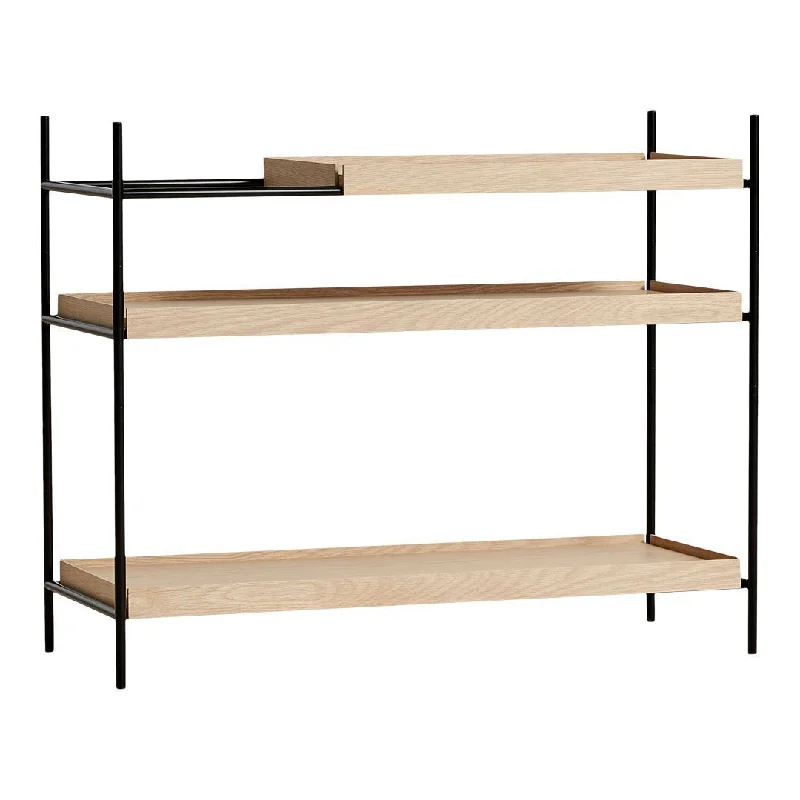 bookshelf with stylish and compact footprint -Tray Shelf - Low