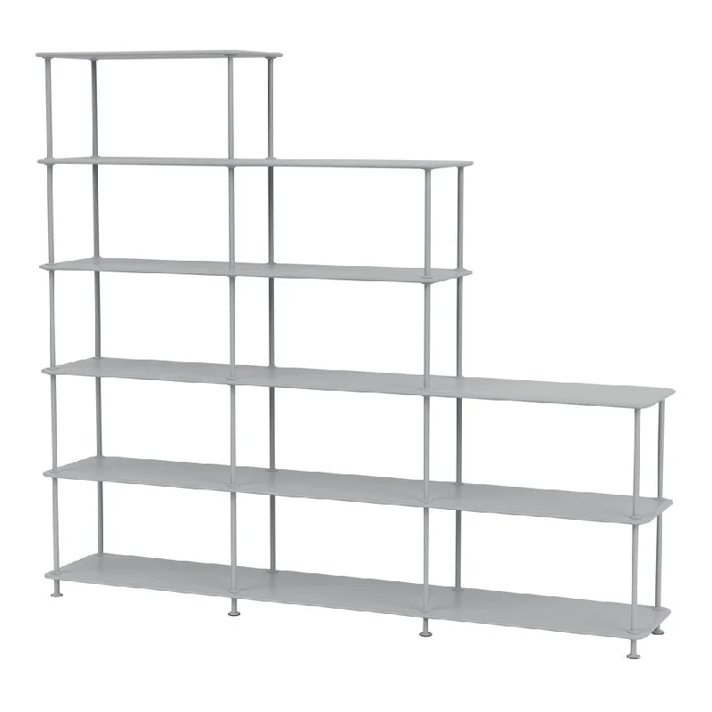 bookshelf with modern lines for updated decor -Montana Free Shelving w/ Varying Height - 542000